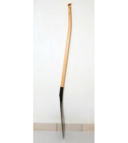 ZJ SPORT Hybrid Carbon Outrigger Canoe OC Paddle With Wooden Bent Shaft