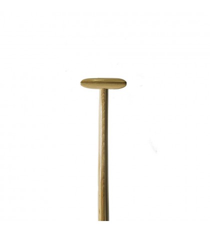 ZJ SPORT Hybrid Carbon Outrigger Canoe OC Paddle With Wooden Bent Shaft