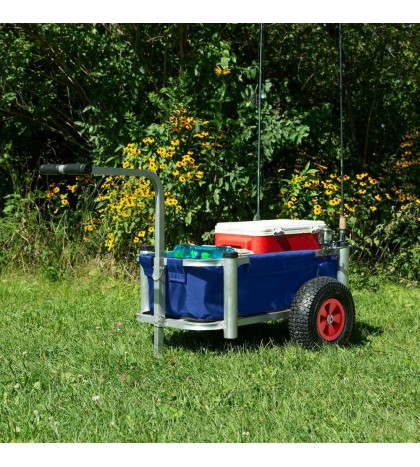 Harbor Mate Fishing and Beach Cart with Rugged Wheels