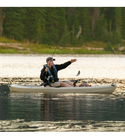 Lifetime Tamarack Angler 10 ft Fishing Kayak (Paddle Included), 90508 Beige