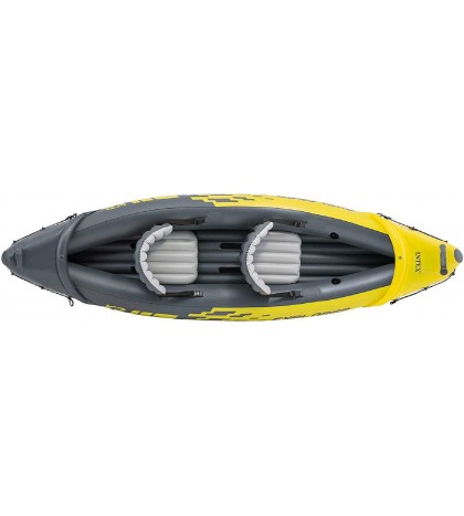 Kayak Explorer Inflatable Set with Aluminum Oars and K2 Waterproof Free Shipping