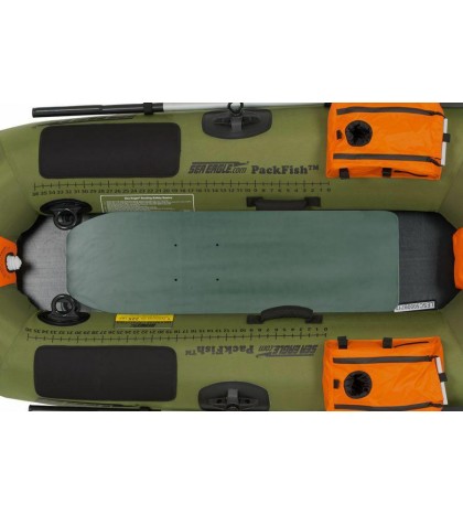 Sea Eagle Packfish 7 pro w/ Wooden floor portable ultralight 1 man fishing boat