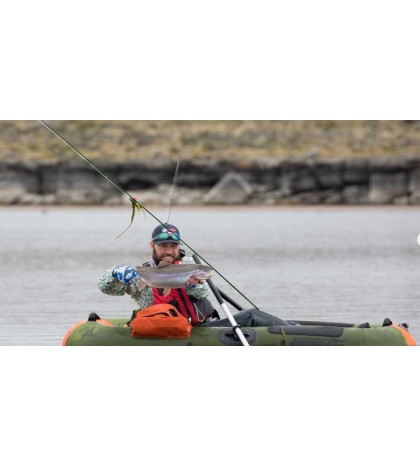 Sea Eagle Packfish 7 pro w/ Wooden floor portable ultralight 1 man fishing boat