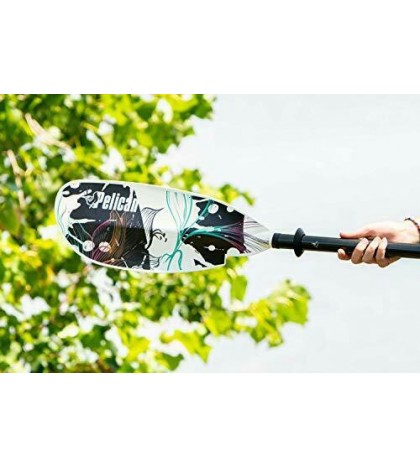 Adjustable Fiberglass Shaft with Nylon Blades Lightweight, Perfect for Kayaking