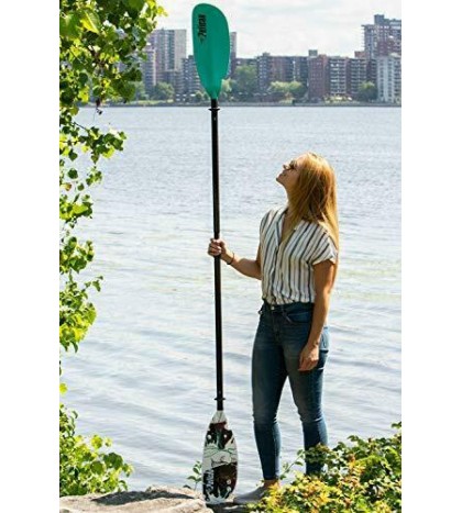 Adjustable Fiberglass Shaft with Nylon Blades Lightweight, Perfect for Kayaking