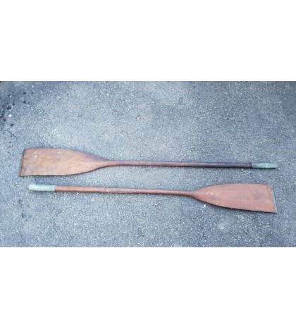 Double End Wood Kayak Paddle. Decorative Boating River Canoe Oar