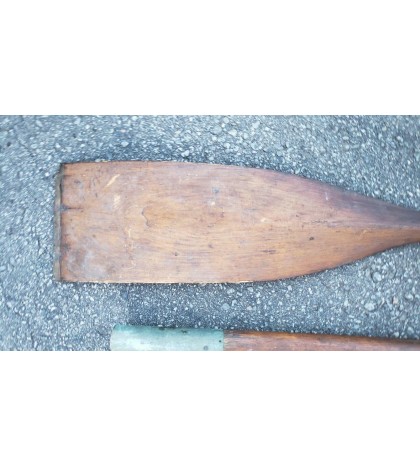 Double End Wood Kayak Paddle. Decorative Boating River Canoe Oar