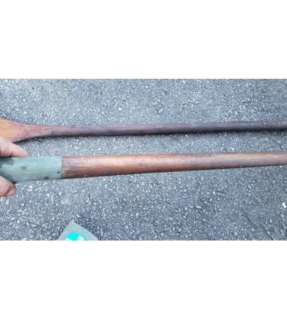 Double End Wood Kayak Paddle. Decorative Boating River Canoe Oar