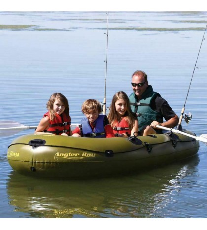 Airhead Angler Bay Inflatable Boat. Sizes for 3, 4, and 6 Person