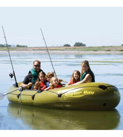 Airhead Angler Bay Inflatable Boat. Sizes for 3, 4, and 6 Person