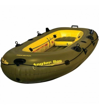 Airhead Angler Bay Inflatable Boat. Sizes for 3, 4, and 6 Person