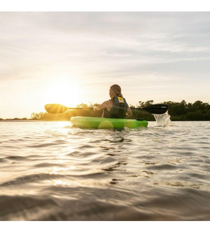 Kayak 8ft Boat with Paddle Green Lightweight adjustable seat Max 45 Day delivery