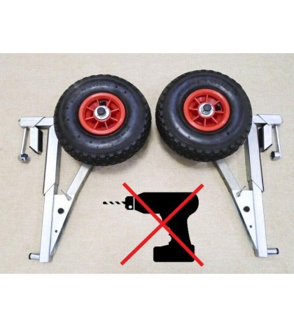 2 in 1 Transom Launching Wheels for Inflatable Motor Boats BVS KT-270 Strubcina