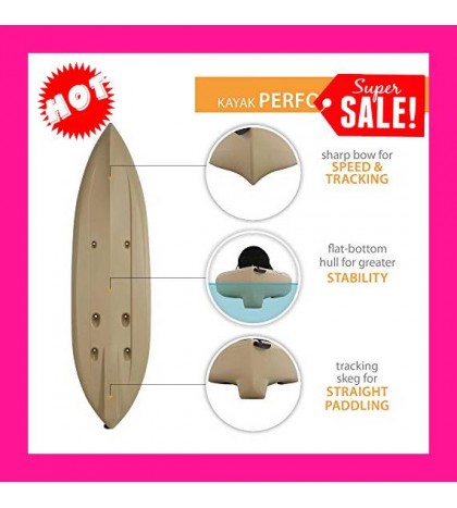 Lifetime Tamarack Angler 100 Fishing Kayak (Paddle Included)