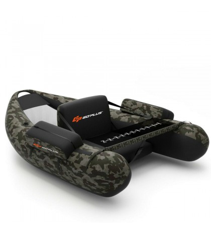 Fishing Kayak Boat Inflatable Kayak 1 Person Set Float Tube Hand Pump Max 350Ibs