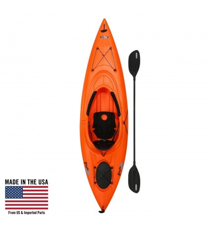 Lifetime 90817 Lancer 100 Sit-in Kayak With Paddle - Orange FREE SHIPPING