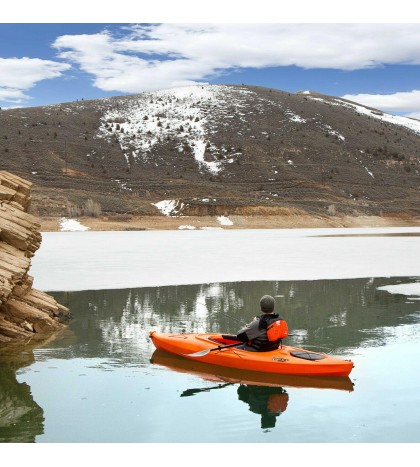Lifetime 90817 Lancer 100 Sit-in Kayak With Paddle - Orange FREE SHIPPING