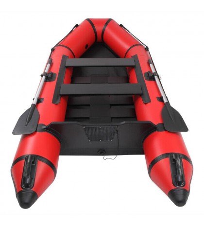 2Person Inflatable Boat Raft Set w/ Oars & Pump Repair Tool Box Plates Carry Bag