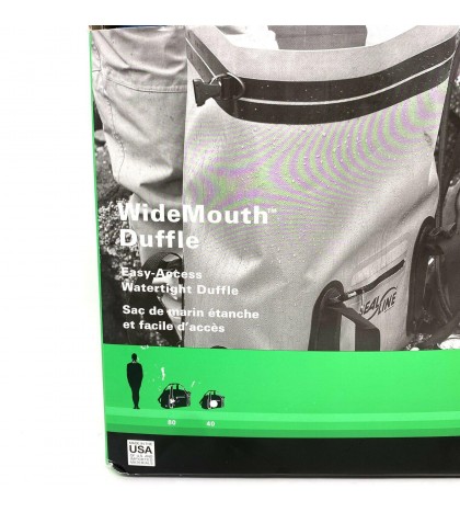 NEW Sea Line Wide Mouth Duffle Dry Bag Blue Waterproof Air Tight 40 L USA Made