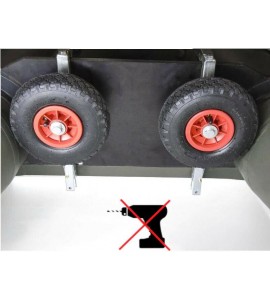 AUTO No Drill Transom Launching Wheels for Inflatable Boats BVS KT-270 Strubcina