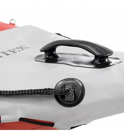 Intex Excursion Pro Inflatable 2 Person Vinyl Kayak with 2 Oars and Pump, Red