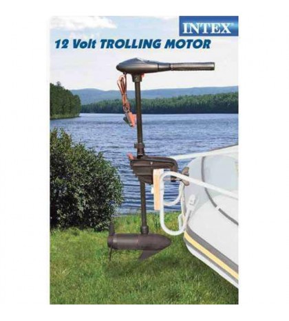 Intex Various Fit 12 Volt Transom Mount Boat Trolling Motor (Open Box)