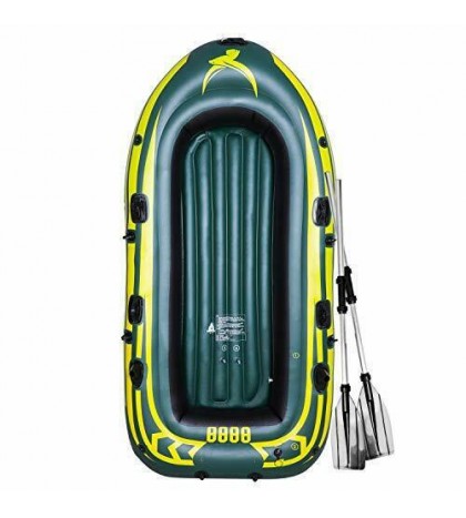 Yocalo Inflatable Boat Series,raft Inflatable Kayak, Fishing Boat Green_3-4