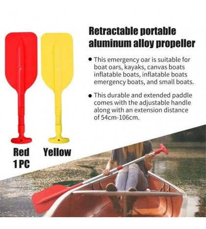 20X(Telescoping Boat Paddle Collapsible Oar Kayak Canoe Boat Accessories