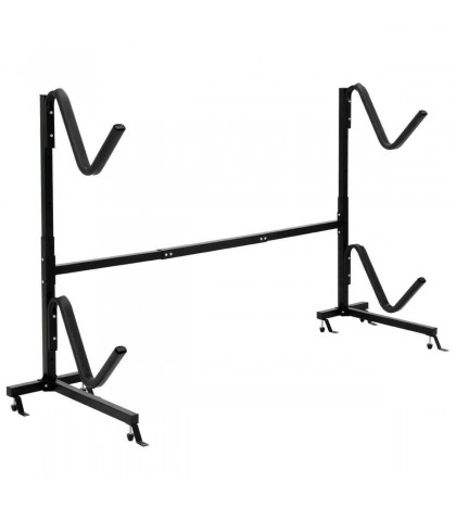 Kayak Storage Rack Freestanding Outdoor Garage Canoe Organizer Adjustable Height