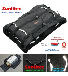 Seamax Sunlitec Foldable Inflatable Boat Storage and Carrying Bag Reflective Seamax Sunlitec Foldable Inflatable Boat Storage and Carrying Bag Reflective