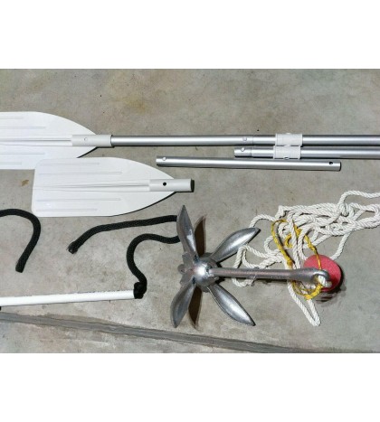 Local Pick Up Only - Intex Mariner 4 68376EP Inflatable Boat Set - 2020 Model