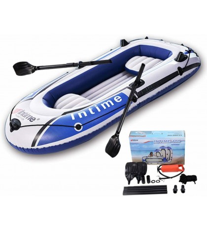 Inflatable Boat 8.9FT Raft Inflatable Kayak Fishing Boat 2/ 3/ 4 Person