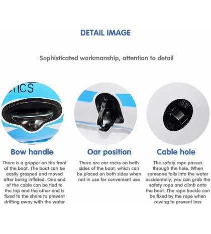 Inflatable Boat 8.9FT Raft Inflatable Kayak Fishing Boat 2/ 3/ 4 Person