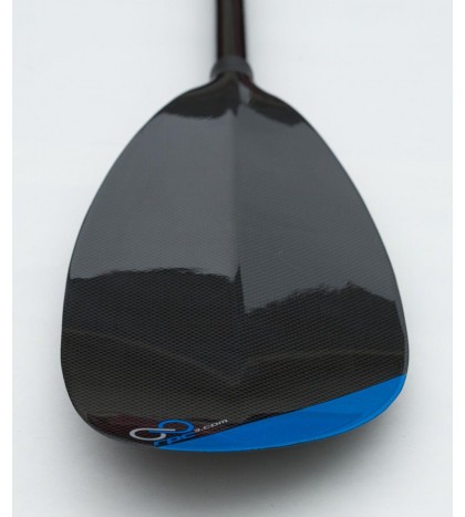 Performance Tour Paddle, 100% Carbon Fiber, Blue, Adjustable from 86