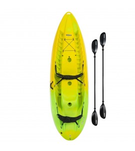 Lifetime Manta 100 Tandem 10' Kayak (Paddles Includ) 500 Lb Capacity.YellowColor Lifetime Manta 100 Tandem 10' Kayak (Paddles Includ) 500 Lb Capacity.YellowColor