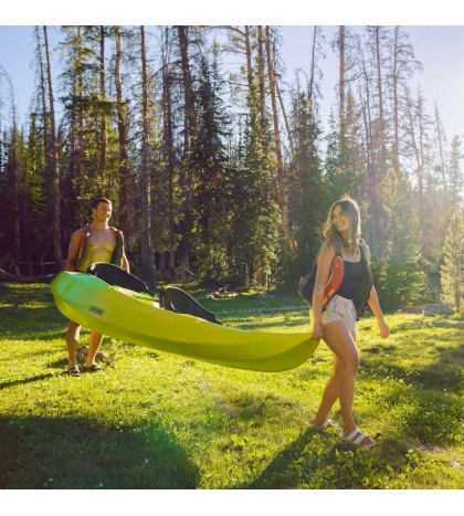 Lifetime Manta 100 Tandem 10' Kayak (Paddles Includ) 500 Lb Capacity.YellowColor