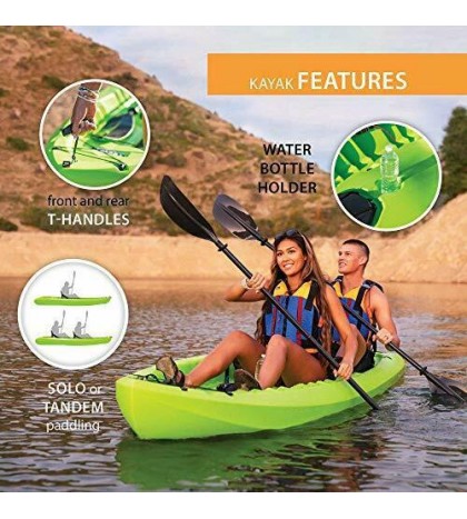 Lifetime Kokanee Sit-On-Top Kayak, Lime, 10'6