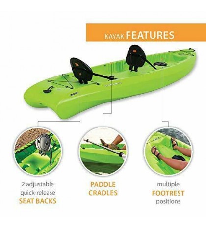 Lifetime Kokanee Sit-On-Top Kayak, Lime, 10'6