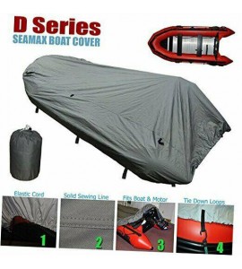 Inflatable Boat Cover, D Series for Beam Range 5.8' to 6.4' (FEET), 5 Sizes fit