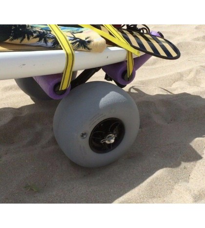 Super Duty Kayak Balloon Beach Cart Wheels 11.8
