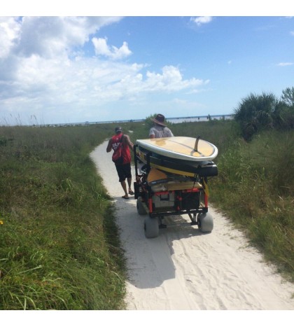 Super Duty Kayak Balloon Beach Cart Wheels 11.8