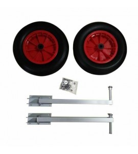 ALEKO Pair of Aluminum Alloy Dinghy Launching Wheels for Black ALEKO Pair of Aluminum Alloy Dinghy Launching Wheels for Black