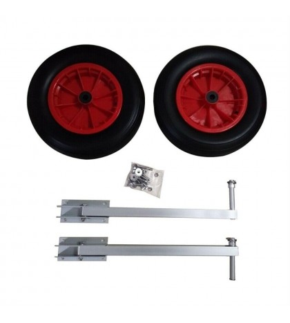 ALEKO Heavy Duty Aluminum Alloy Dinghy Launching Wheels for Inflatable Boats