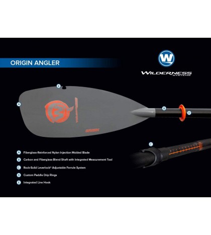 Origin Recreation/Touring Kayak Paddle