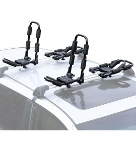 Leader Folding Kayak Rack 4 PCS Car Roof Rack SUP On Roof Top Mount Crossbar