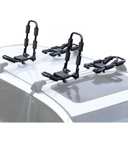 Leader Folding Kayak Rack 4 PCS Car Roof Rack SUP On Roof Top Mount Crossbar