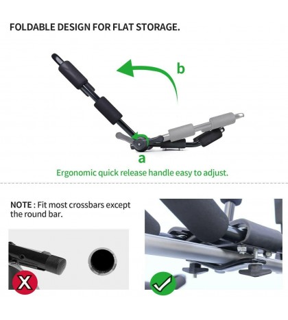 Leader Folding Kayak Rack 4 PCS Car Roof Rack SUP On Roof Top Mount Crossbar