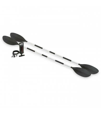 Inflatable 2 Person Kayak and Aluminum Oars..New In Box