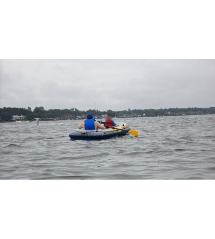 Intex Inflatable Explorer Pro 400 Four-Person Boat with Oars and Pump (58360WL)