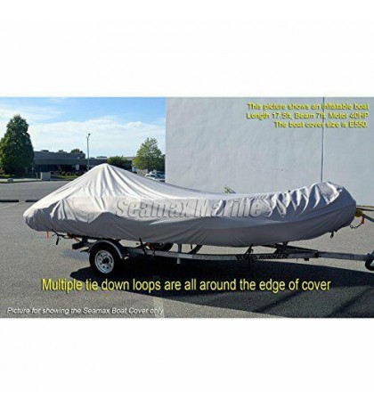 Inflatable Boat Cover, C Series for Beam Range 5.3' to 5.7' (FEET), 5 Sizes fit